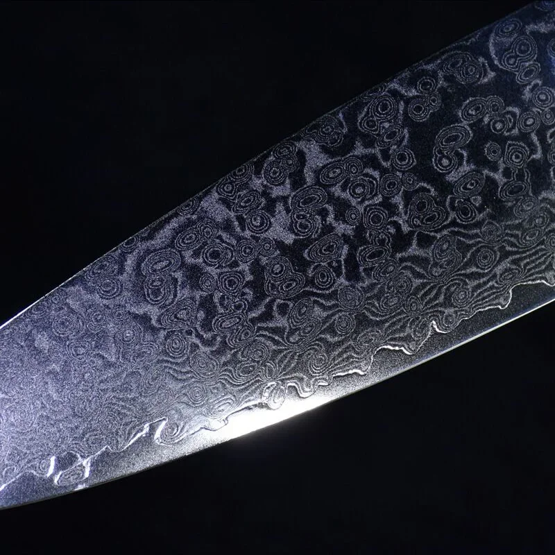 Damascus steel knife household chopping knife longquan ghost hand - made hand-forged slicing edge durable boning knife