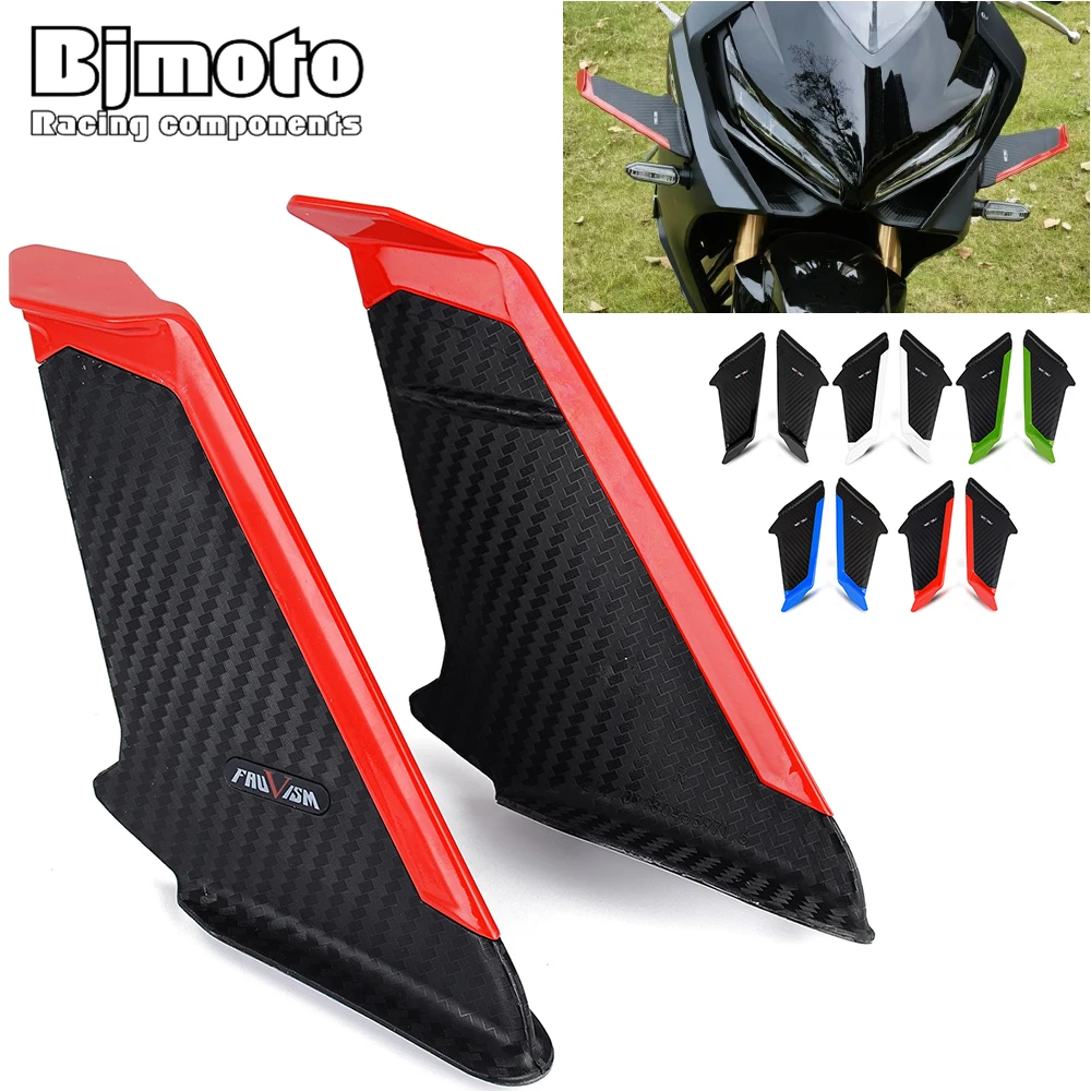 Front Fairing Aerodynamic Winglets Side Spoilers Decorative Dynamic Wing For HONDA CBR600 CBR650R CBR1000 CBR300R CBR650F CBR50