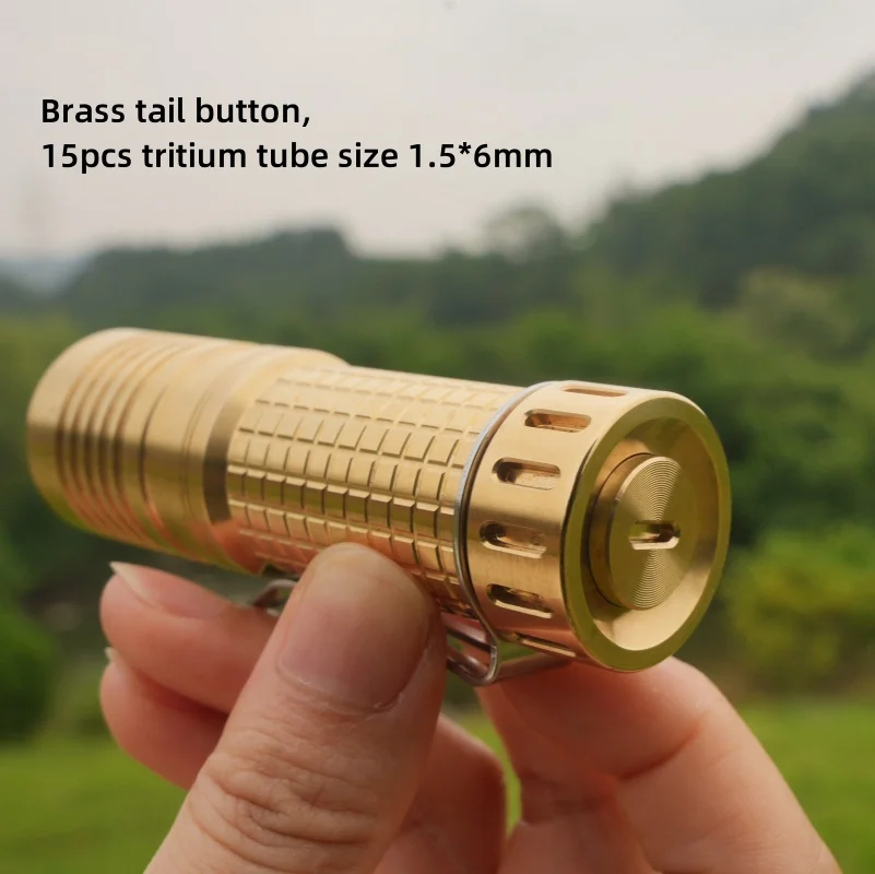 Maeerxu XT3 Brass 18350 3000LM EDC Flashlights High Lumens Portable Rechargeable Led Flashlights For Camping