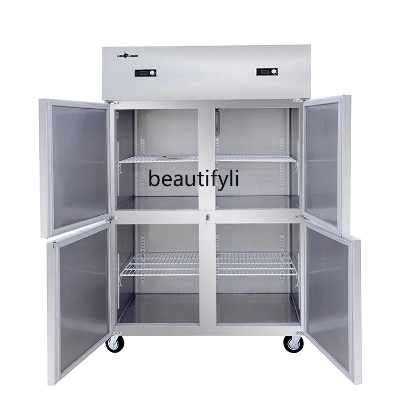 

A61 Kitchen Commercial Freezer Double Temperature Refrigerated Freezer Workbench Refrigerator Freezer