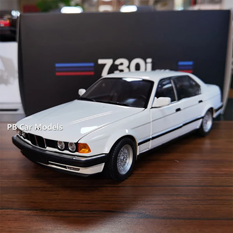 MINICHAMPS 1:18 730i (E32) 1986 Alloy Simulation Car Model full door+small gift