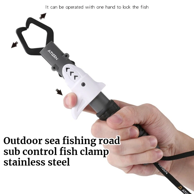 

NEW Sports Outdoor Sea Fishing Road Sub Control Fish Clamp Stainless Steel Non Running Fish Control Large Object Fishing Tool