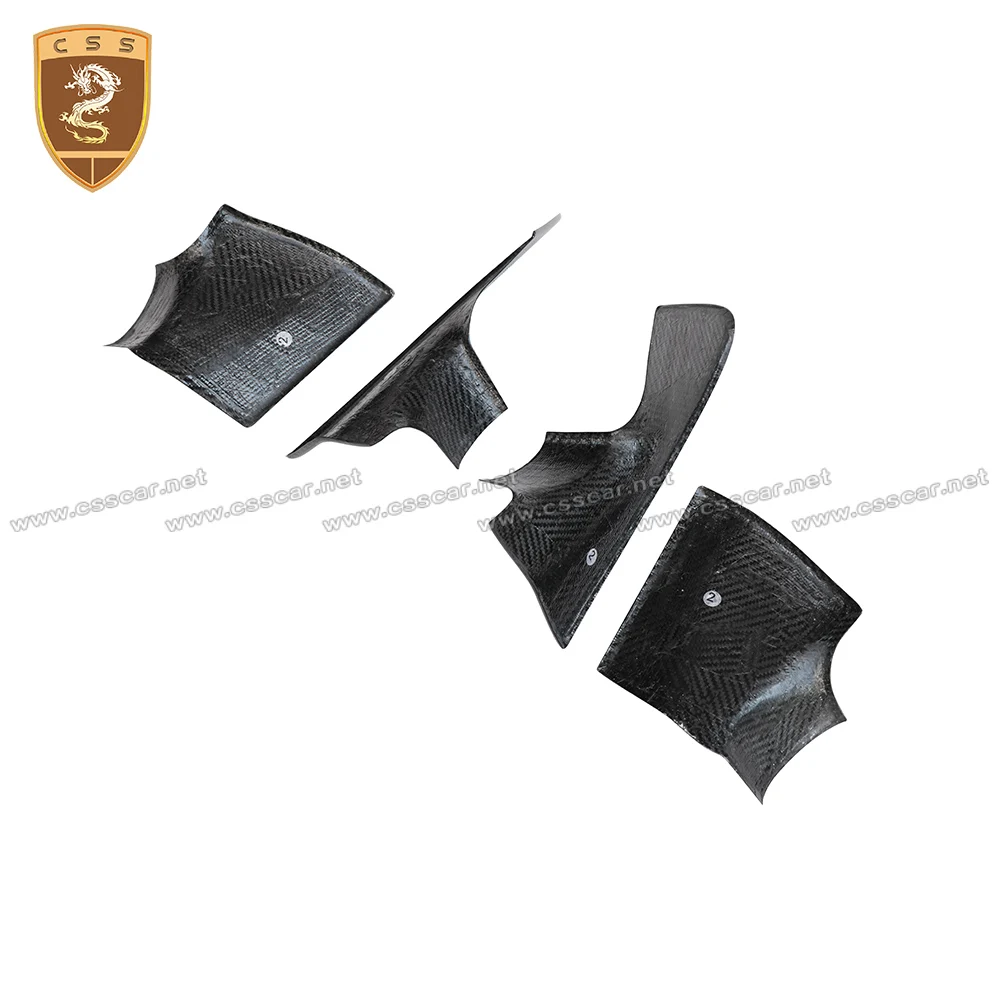 

4Pcs Car Exterior Door Handle Trim Cap Cover Decoration Sticker For Mclaren 720S OEM Style Carbon Fiber Styling Accessories