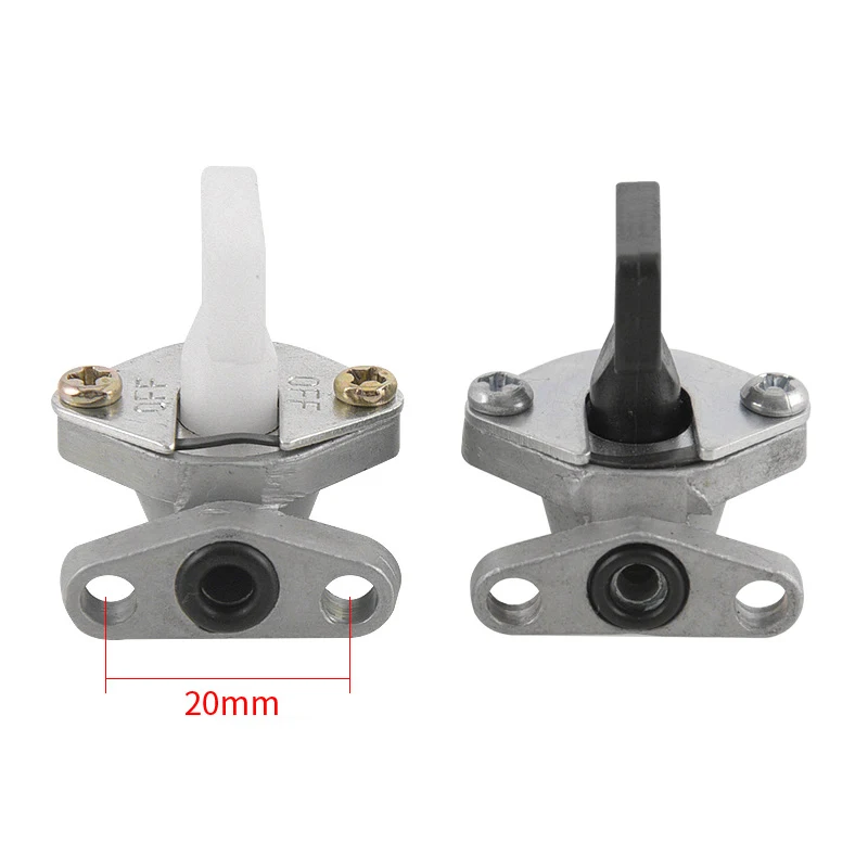 Aluminum Alloy Fuel Tank Switch Fuel Valve Faucet Switch Carburetor Oil Switch for 49Cc Mini Pocket Bike Motorcycle Parts