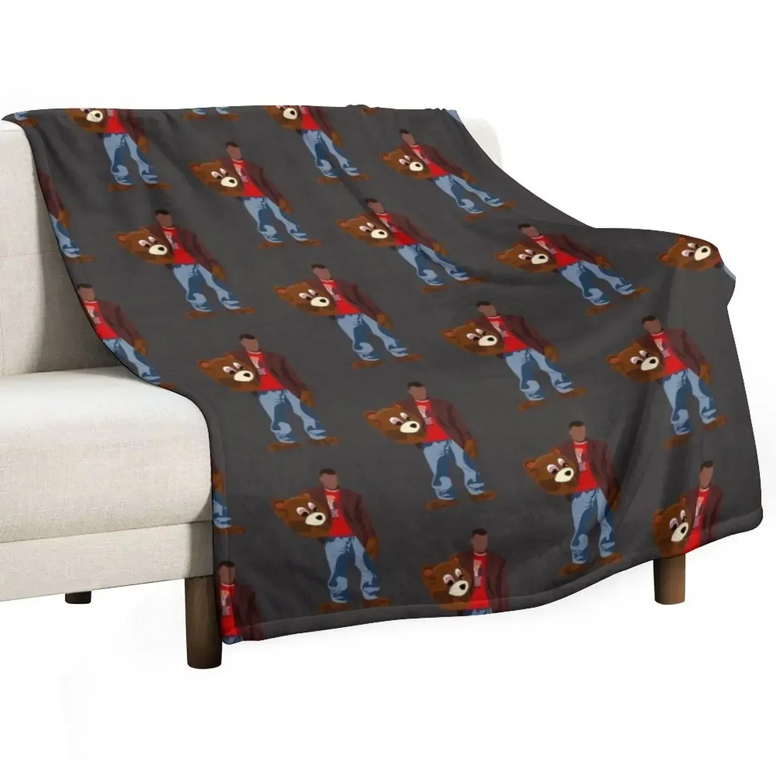 Kanye Throw Blanket cosplay anime Heavy For Decorative Sofa Polar Blankets Sofas Of Decoration Soft Beds Blankets