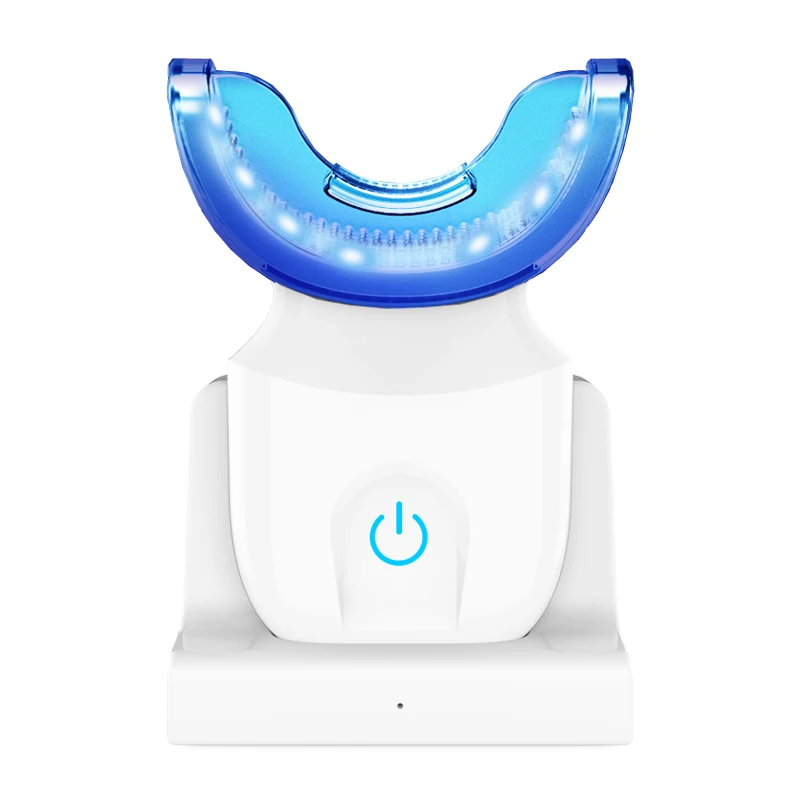 Electric Automatic U Shape Led Light Teeth Whitening Machine Ultrasonic  Cleaner