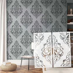 40cm - 80cm Wall Stencil Decor For Painting Plaster Template To Paint Larges Furniture Rococo Baroque Retro Luxury Vintage S439
