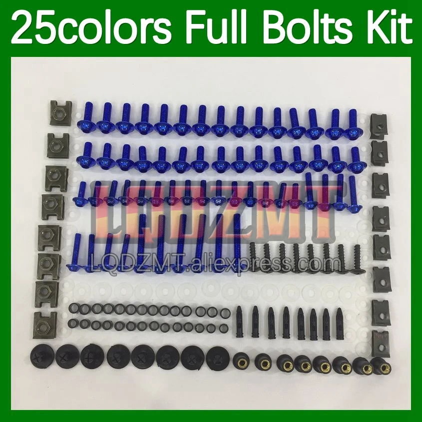 268pcs Body Bolt Full Screws Kit For HONDA CBR1000RR CBR1000 CBR 1000 RR 08 09 10 11 2008 2009 2010 11 Fairing Bolts screw Nut