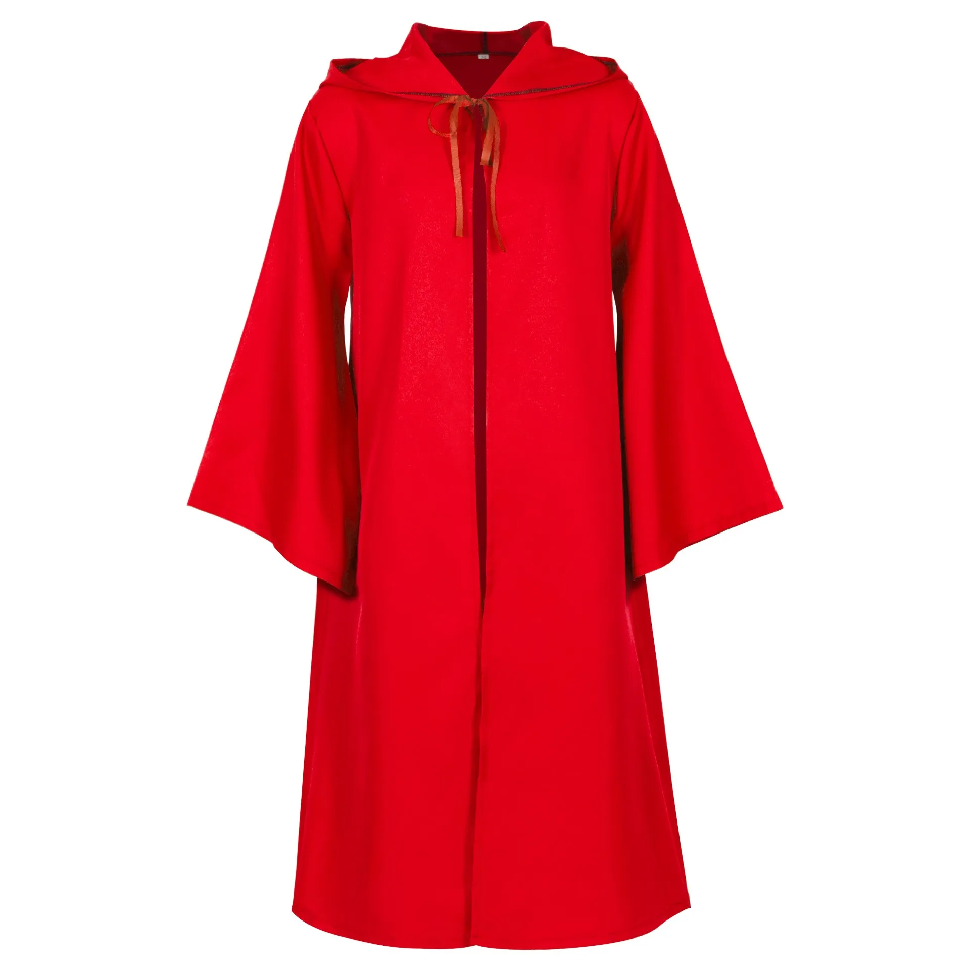 Длинный халат све на Хэллоуин, свободная накидка с капюшоном для косплея, сценический костюм для взрослых и детей, полиэстер, этническое сценическое представление...