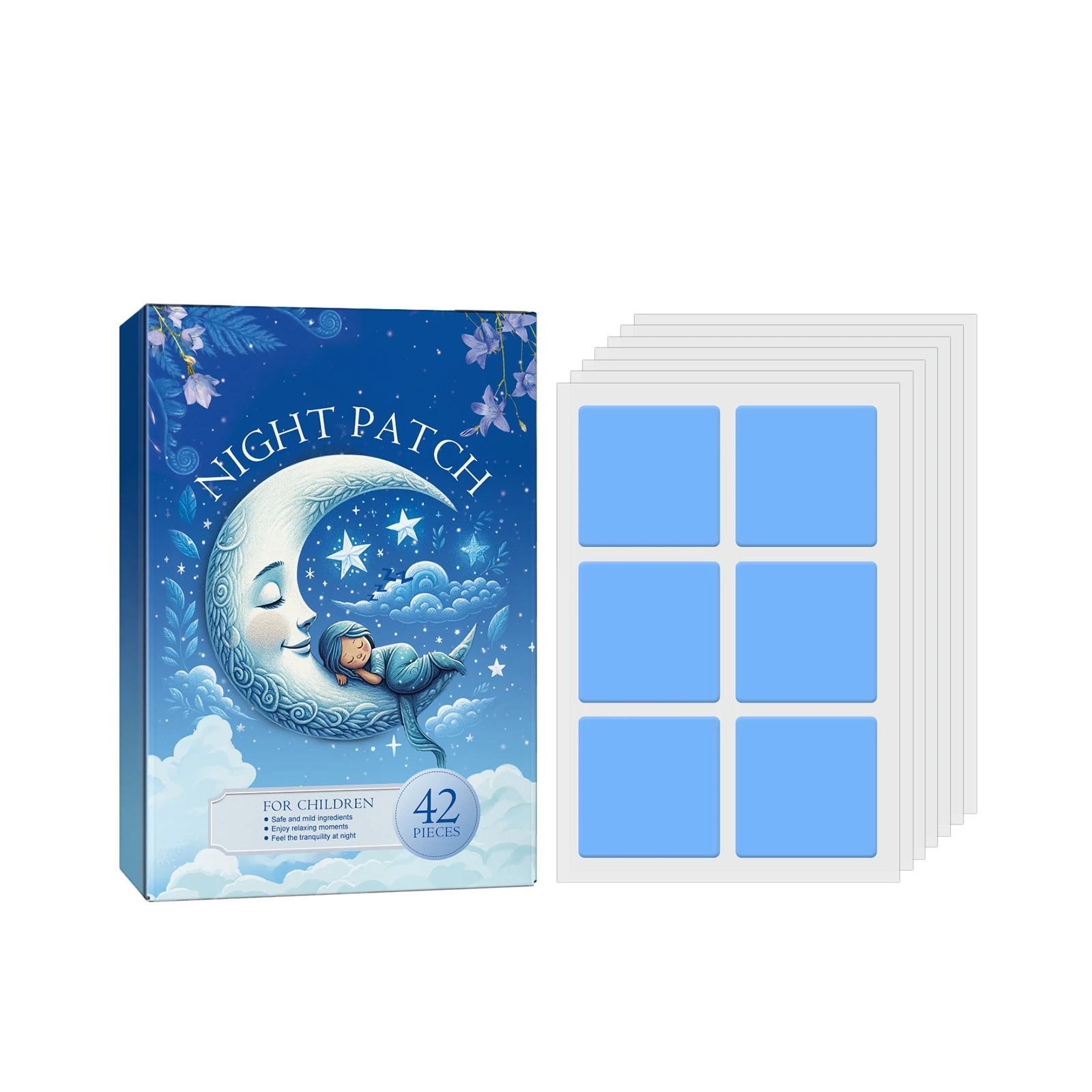 

Children's sleep stickers, help children go to sleep gently and quickly at night, sleep quality soothing stickers