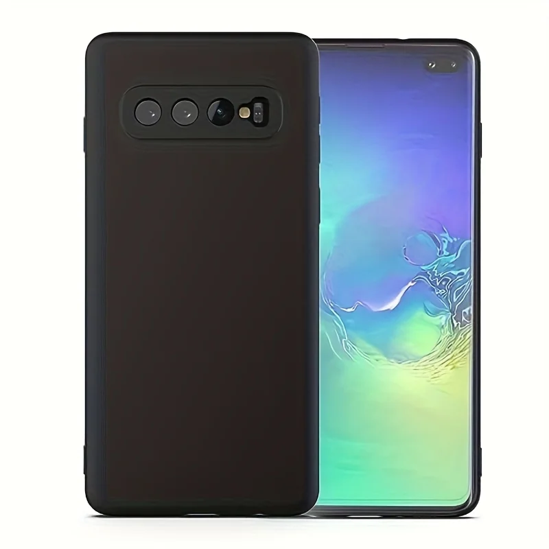 Edle Mode Einfarbig Stoßfest Schützende Flüssigkeit Silikon Telefon Fall Für Samsung Galaxy S10 Plus 4G/S10 4G/S10e 4G