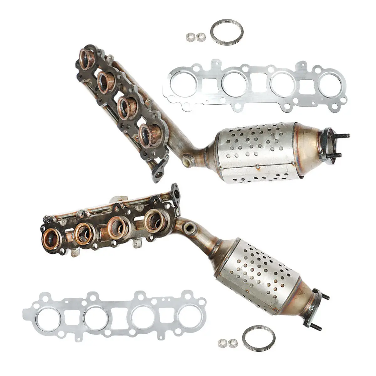 2pcs Catalytic Converter For 2005-2009 Toyota 4Runner Lexus GX470 V8 4.7L 17150-50050 17140-50060