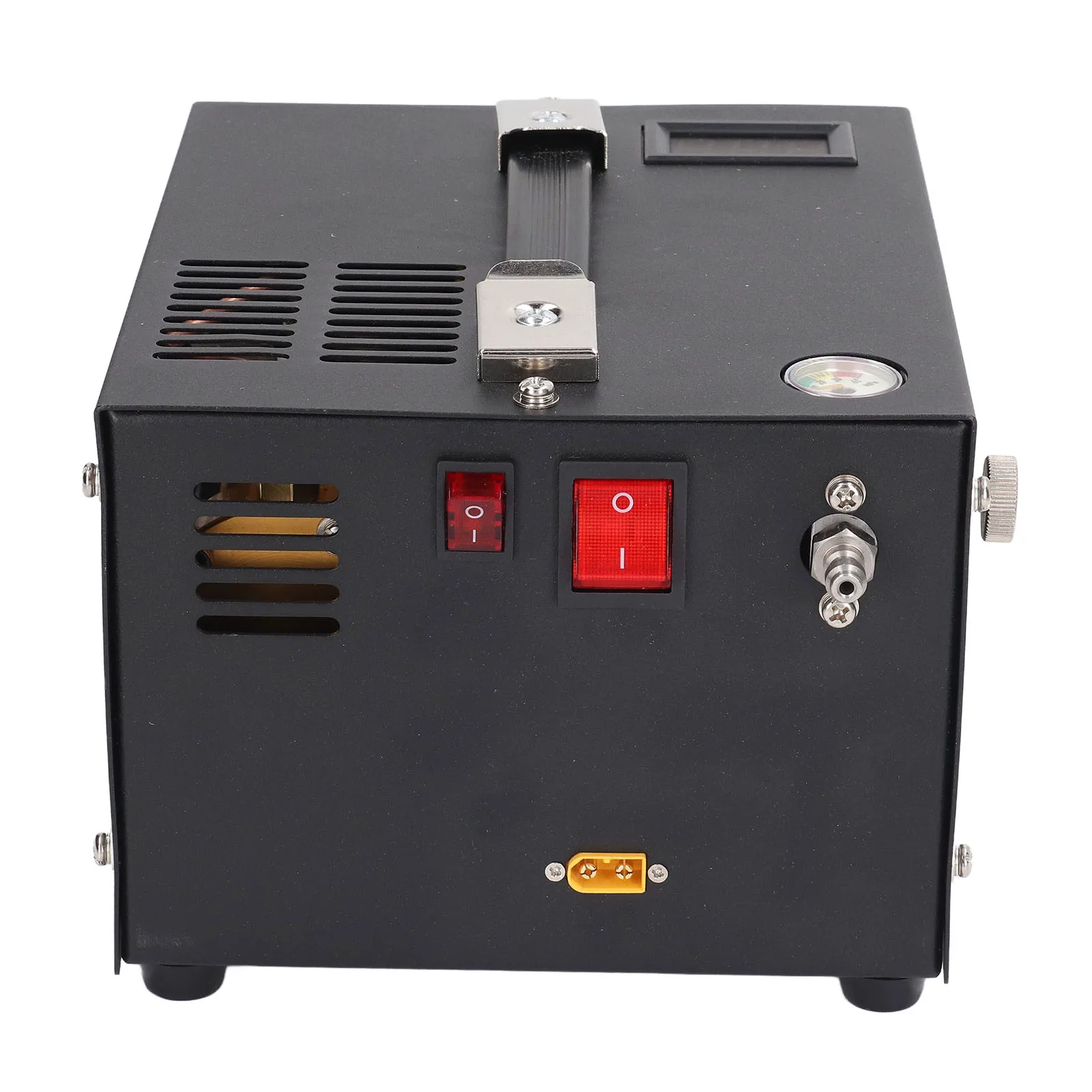 Compressore PCP ad alta pressione Pompa olio acqua Display temperatura in tempo reale Compressore d'aria PCP riutilizzabile 12V 30mpa per pistola