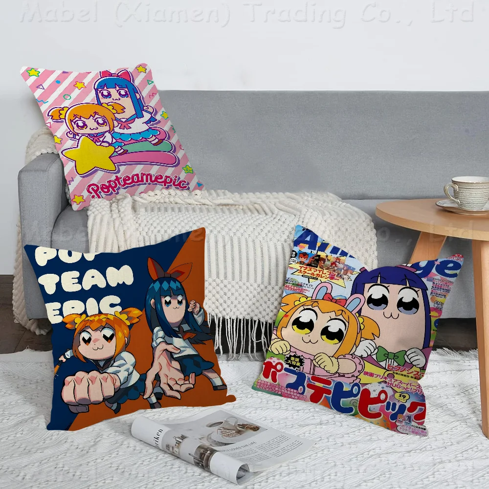 

Pop Team Epic Cushion Cover 30x50 Polyester Sofa Cushions Decorative Throw Pillows Home Decoration Pillowcover