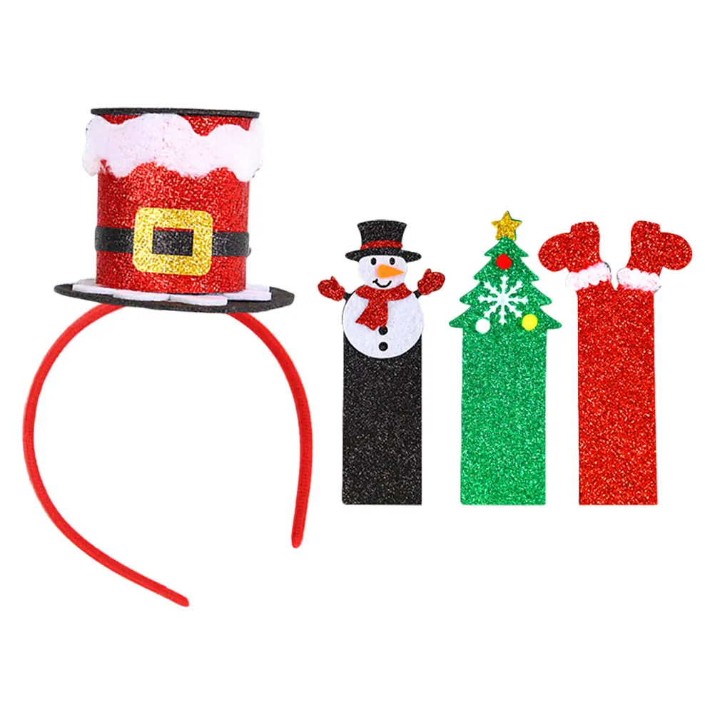 

Headband Christmas Hat Hair Accessories Headgear Party Favors for Dress up Headbands Child