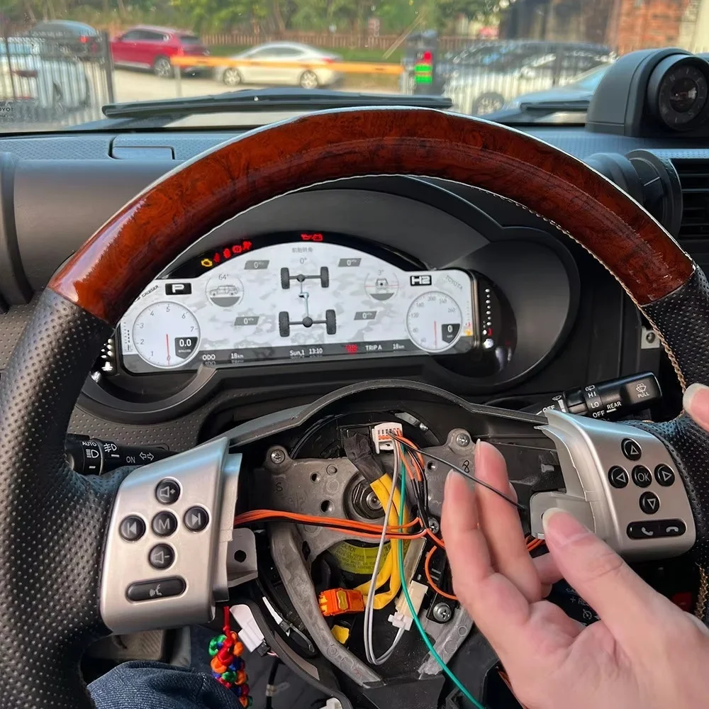 

Цифровая приборная панель для автомобиля TOYOTA LAND CRUISER FJ 2007-2022, экран приборной панели, TPMS, головное устройство, виртуальный кокпит
