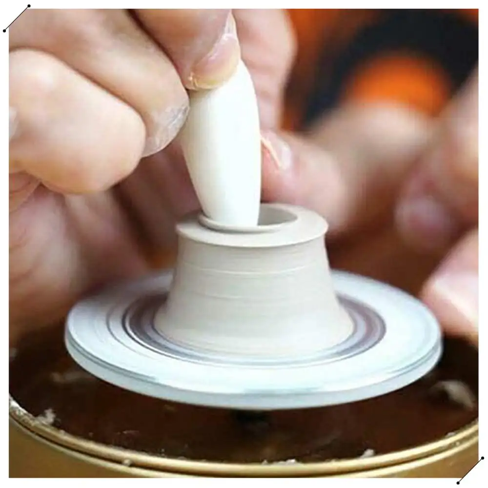 Mini Electric Pottery Wheel Machine-With Tray, Adjustable Speed Pottery Wheel Clay Tool For Beginners