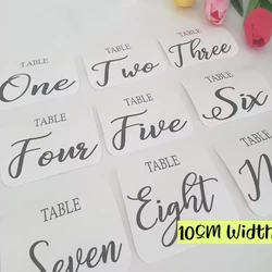 Modern Table Number Sticker Decal Wedding Party Vinyl Decal Numbers for Table Plans Vases  Card Candles   Photo Frame Bottles