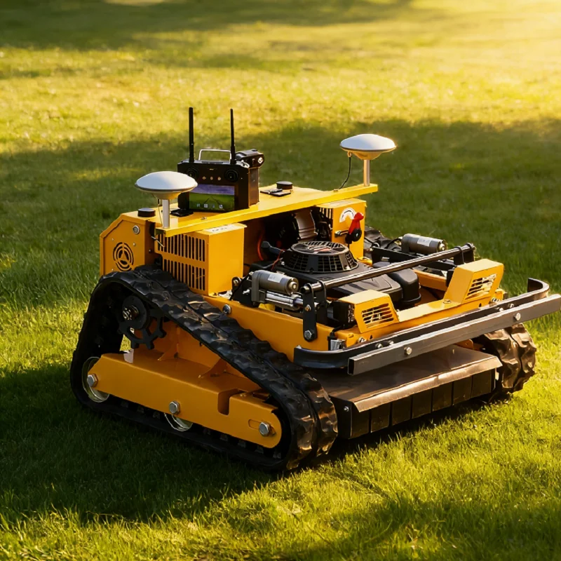 

Customized intelligent obstacle-avoiding lawn mower, equipped with radar navigation and self-driving capability flail mower