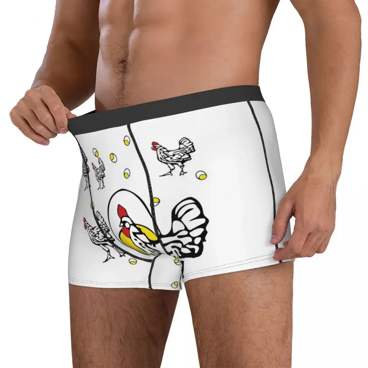 Boxer mutande pantaloncini Roseanne Chicken mutandine intimo traspirante da uomo per Homme Man Boyfriend Gift