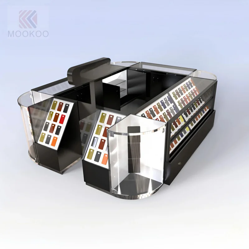 custom.Customized Display Cabinets Phone Accessories Glass showcase Computer Accessories Display Art Display Showcases-OEM
