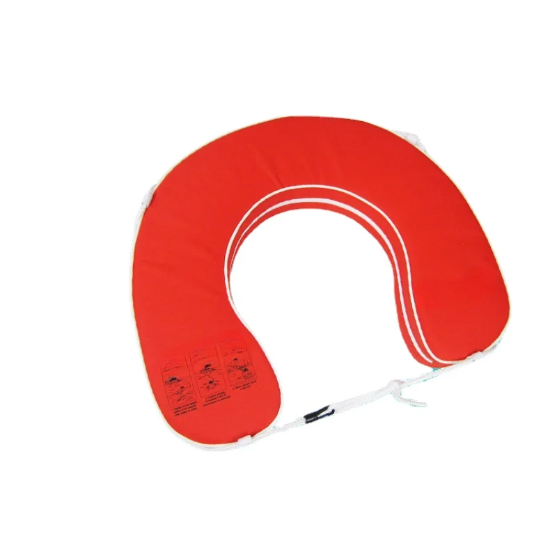 

Horseshoe-Shaped Life Buoy Navigation Life-Saving Equipment Rescue Rescue Large Buoyancy Drop Water Throwing Ring