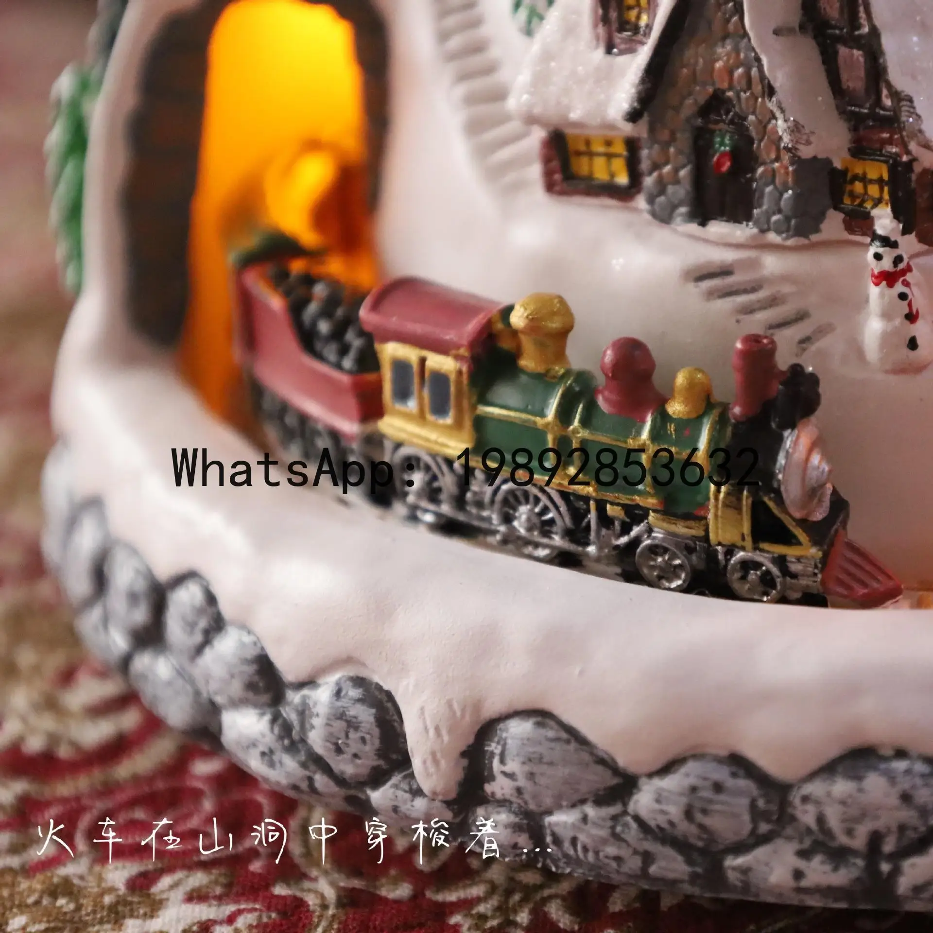 XL Christmas Crystal Ball Snowflake Music Box Music Box as a Christmas Gift for Girls