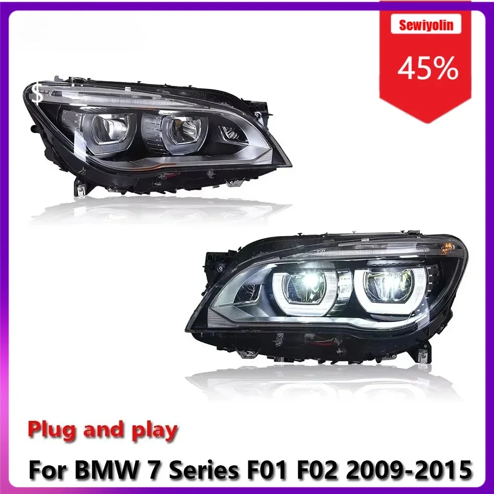 

Sewiyolin Car LED Lamp Headlight Light Assemblies For BMW 7 Series F01 F02 2009-2015 Auto Fog DRL Brake Turn Signal Lamp Plug A