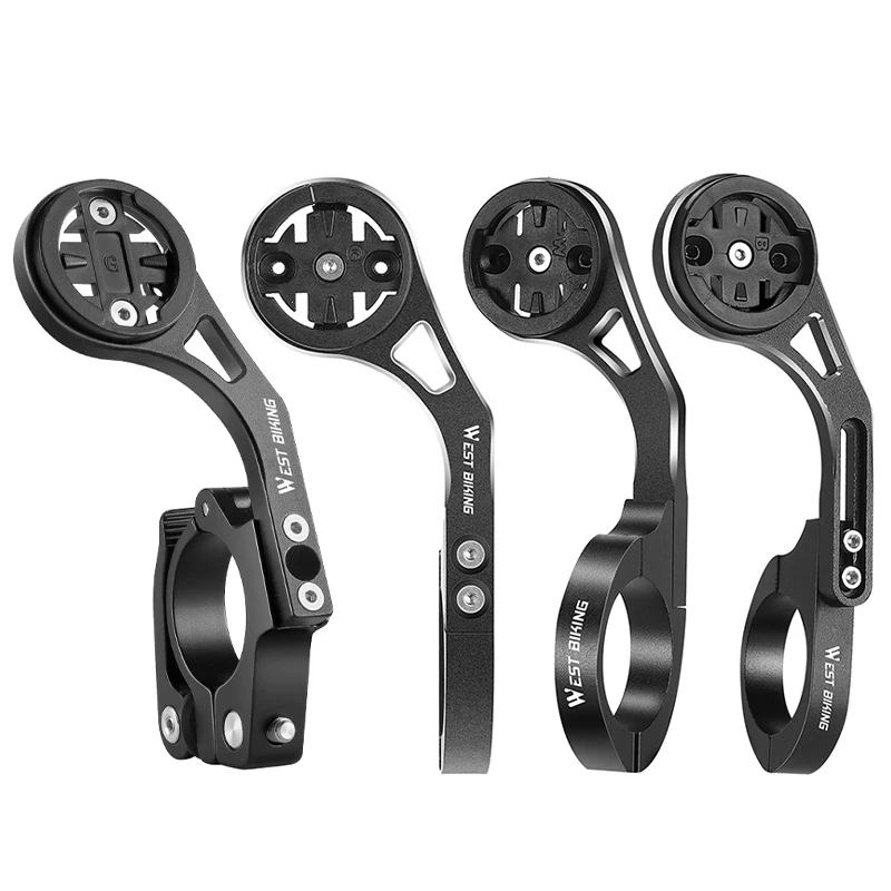 AliExpress West Biking WEST BIKING Adjustable Bike Computer Bracket Aluminum Alloy Bike Speedometer Extension Stand For Garmin Bryton XOSS GOPRO Holder