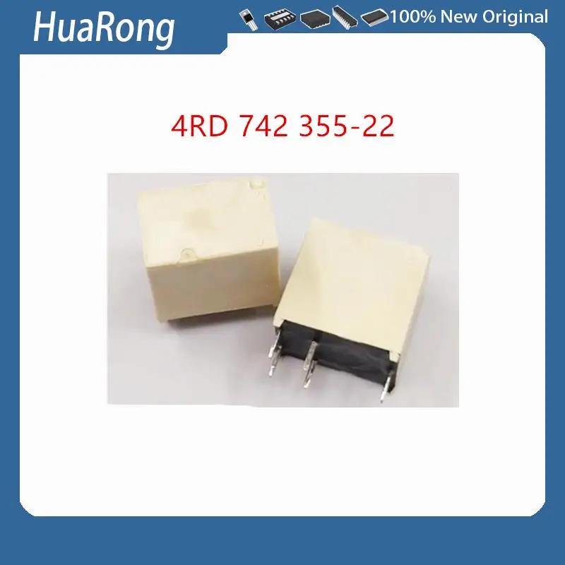 

5 шт./лот 4RD 742 355-22 ACTB2CR2A60 12 В постоянного тока 5-контактный