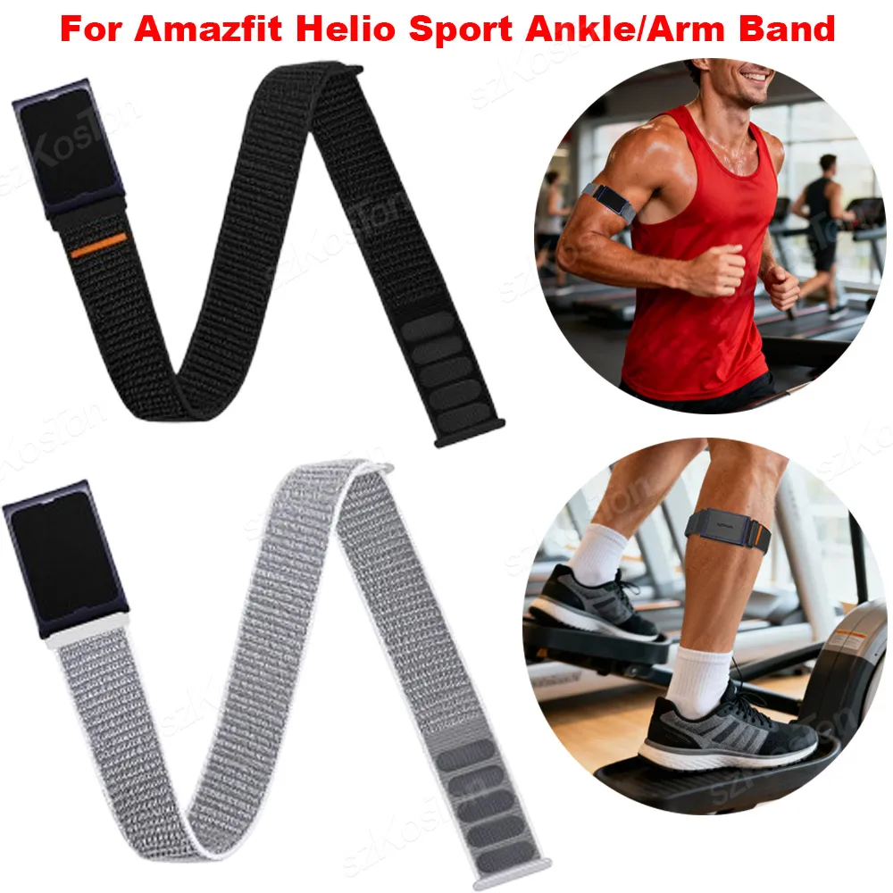 22mm Adjustable Sport Ankle/Arm Band For Amazfit Helio Replacement Bicep Strap Breathable Sport Bracelets Loop