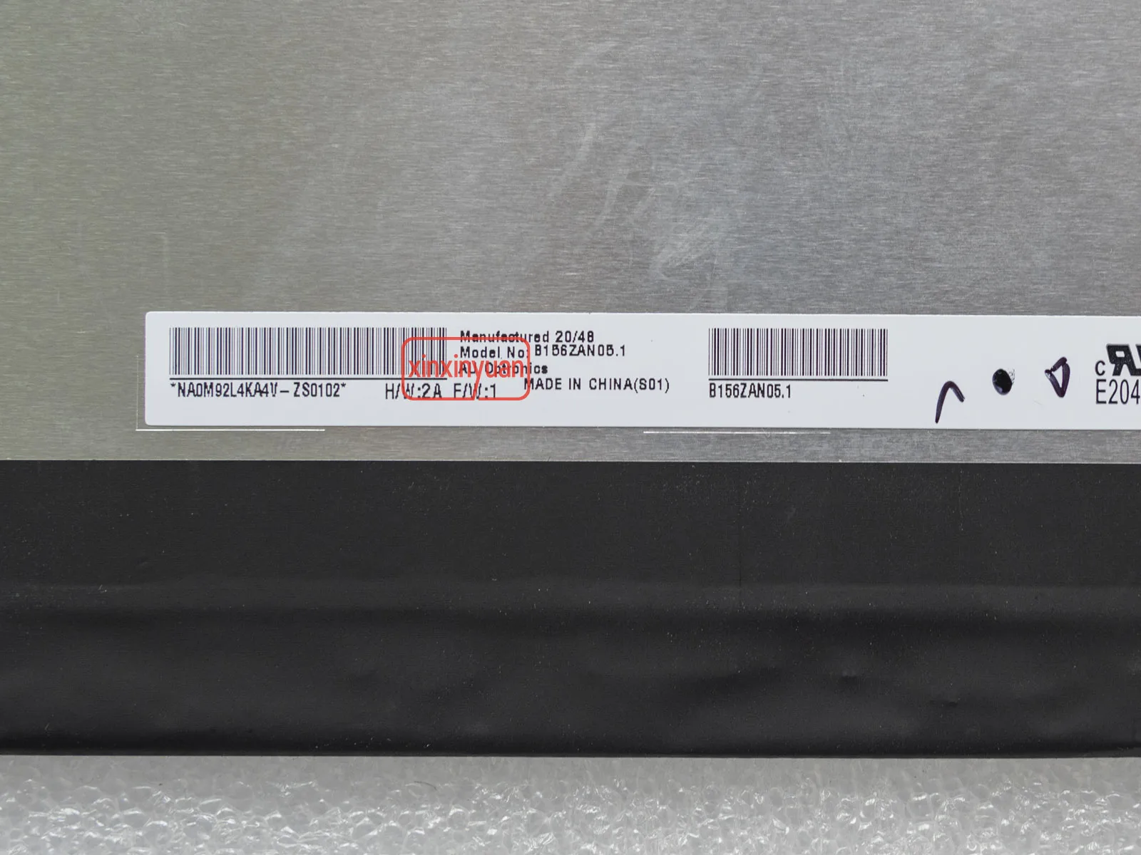 Imagem -03 - Painel de Exibição para Laptop para Asus 15.6 4k 120hz Ajuste B156zan05.1 Ne156qum Nz4 Nz3 Gx551q Uhd 3840x2160 40 Pinos Edp Novo