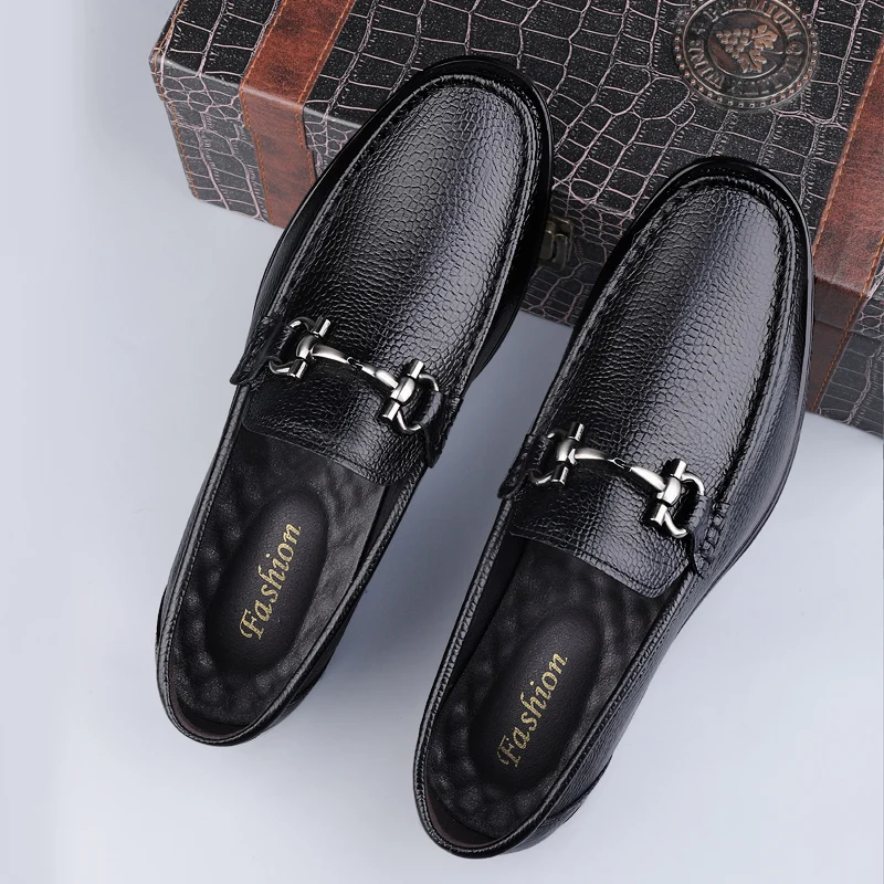 British Style Men's Casual Loafers Fashionable Retro Slip-On Driving Shoes Spring Summer Korean Version Bean Shoes for Men