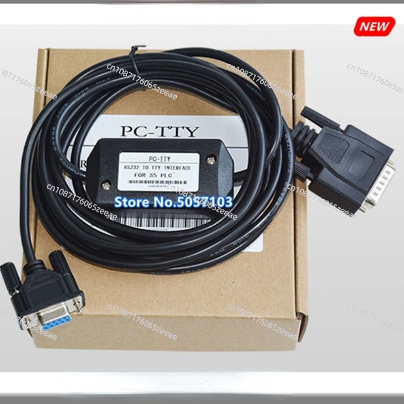 Suitable For S5 Series PLC Programming Cable PC-TTY Download Cable 6ES5734-1BD 15 Pin