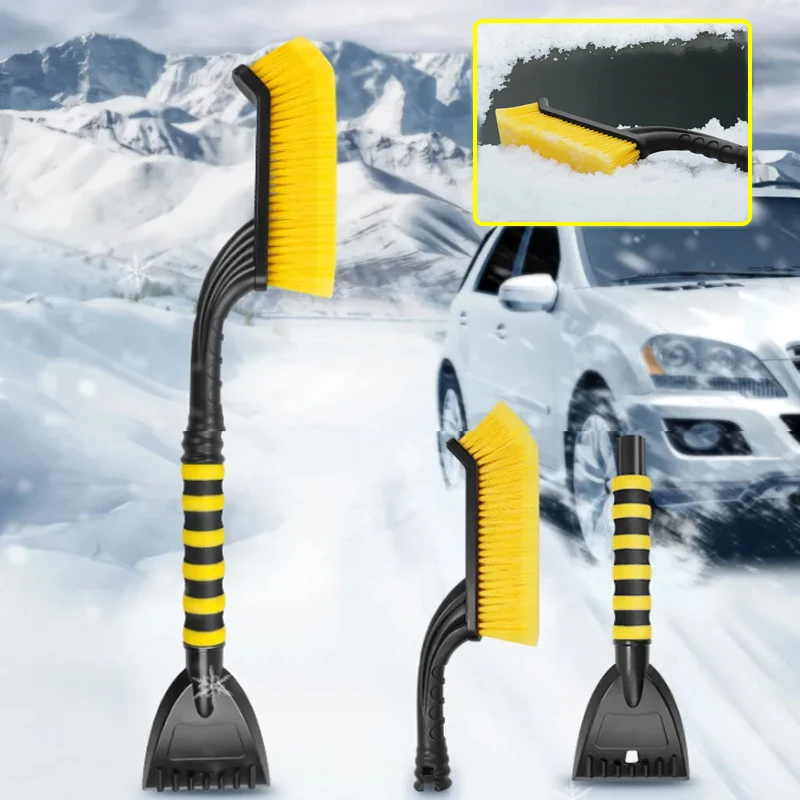 

2 in 1 Winter Detachable Car Snow Shovel Windscreen De-icer Multi-function De-icing Shovel Snow Scraper Car Cleaning Tools