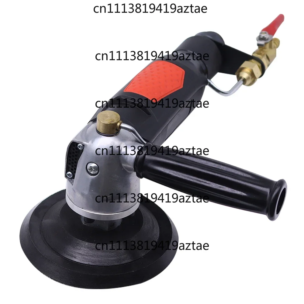 5500 RPM Rear Exhaust Pneumatic Wet Air Sander Water Grinder Polisher for Granite Marble Concrete Stone Processing