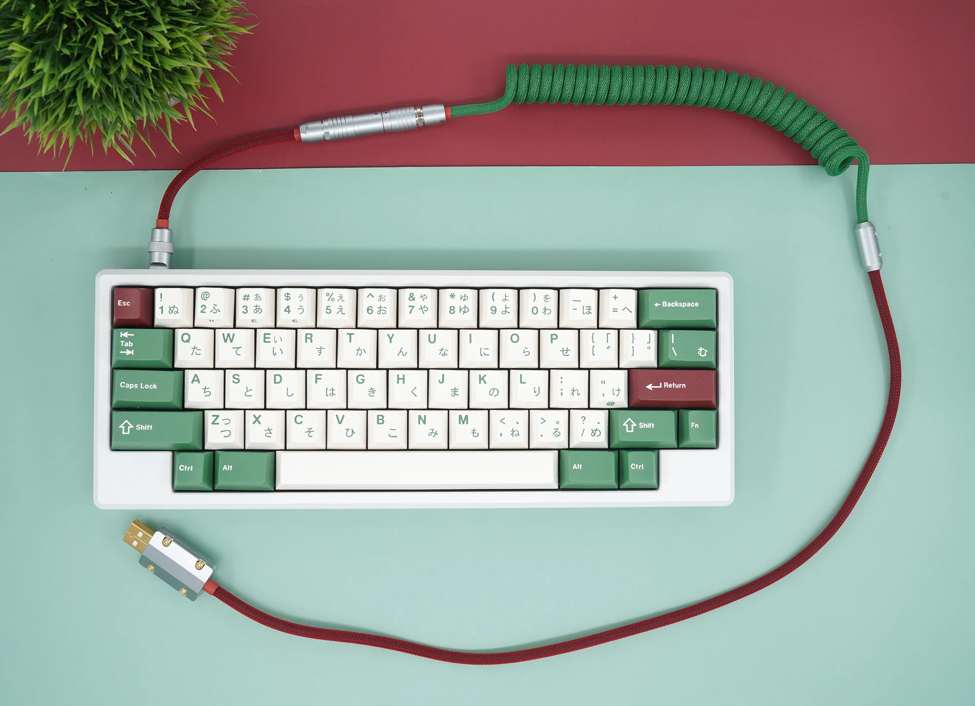 GeekCable Handmade custom computer mechanical keyboard data cable GMK theme SP keycap line new camping