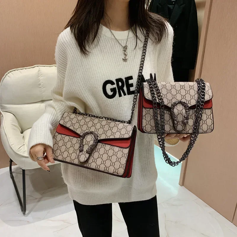 

New Premium Retro Bacchus Bag Diaper Bag Women's Versatile European and American Fashion Chain Bag Single Shoulder Messenger Bag