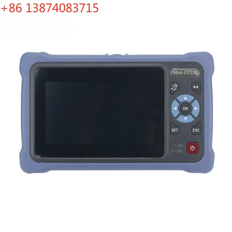 OTDR-4000D Mini-OTDR 100KM Optical Time Domain Reflectometer 1310NM/1550NM 26DB/24DB w/ Touch Screen