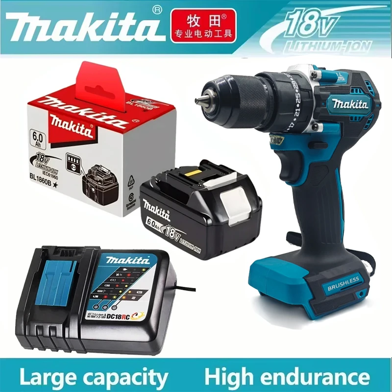 Lithiumbatterij 6Ah Makita-batterij 100% origineel 18V Makita-vervanging BL1840 BL1830B BL1850B BL1850 BL1860 Dewalt-gereedschap