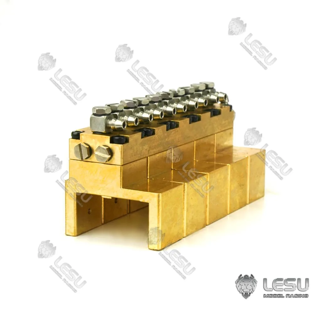LESU Metalen 5Ch Hydraulische Omkeerklep Onderdelen Voor 1/14 RC Dumper Graafmachine Outdoor Speelgoed TH16602