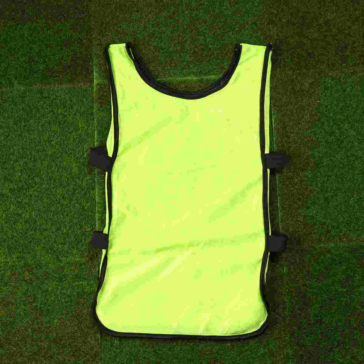 6 pezzi Canottiere per ragazzi Scrimmage Vest Training Maglia da calcio Gilet con bavaglino da calcio Bambino