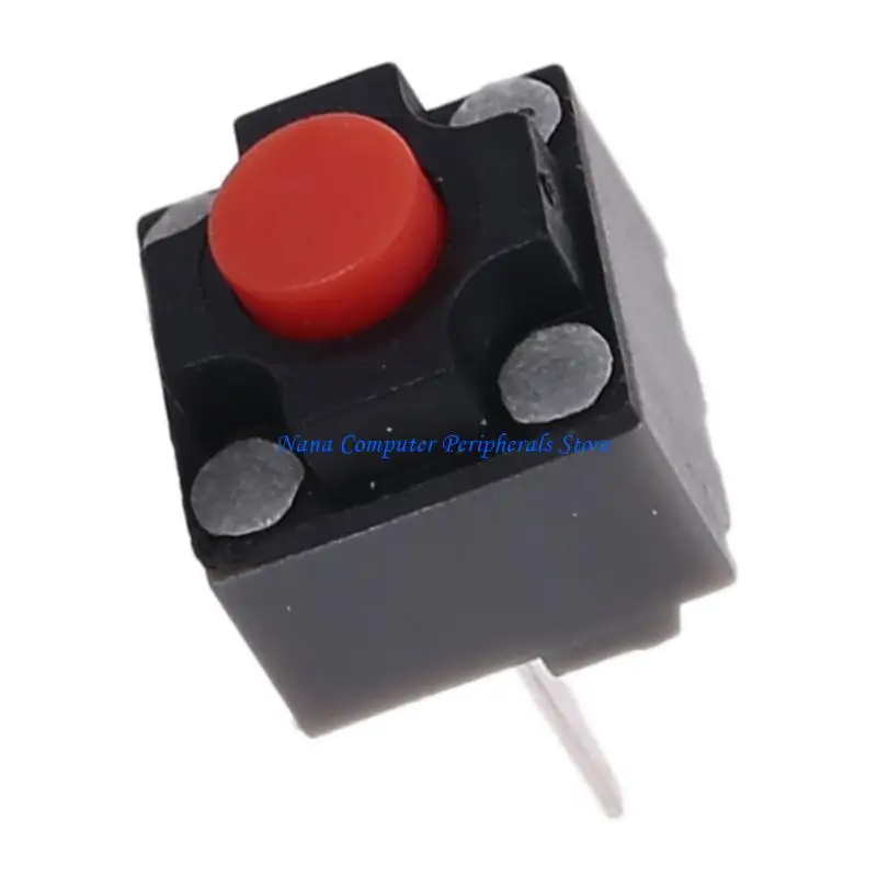 F68C 5Pcs Mouse Micro Switch 6x6x7.3mm Square Silent Micro Button Mouse Replace Parts