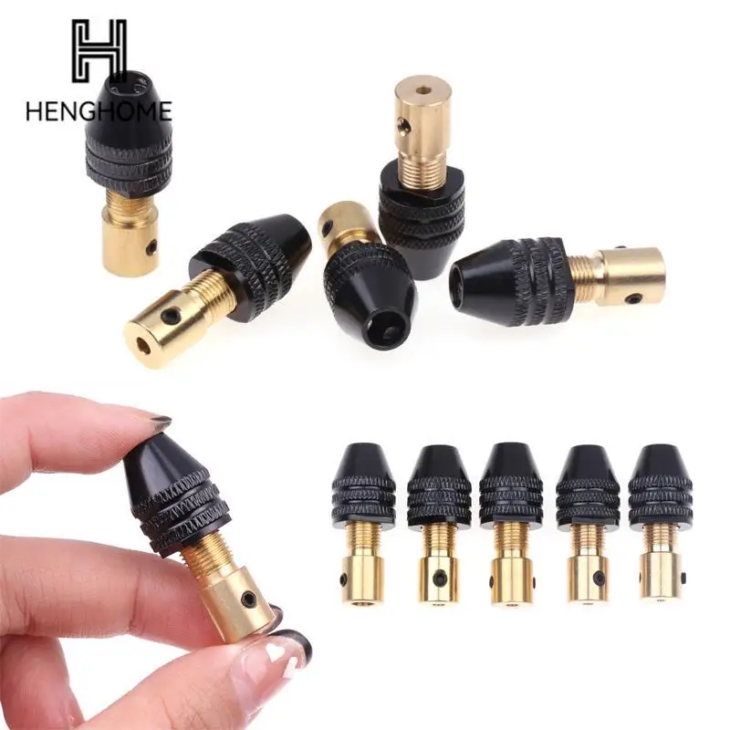 Drill Chuck 0.3-3.4mm Mini 3 Jaw Quick Change Keyless Drill Bit Adapter 2.0/2.35/3.0/3.17/5.0mm Holder Clamp Fixing Device Tools