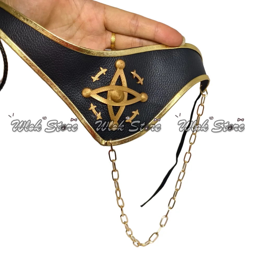 Spiel Honkai Star Rail Anaxa Cosplay Eepatch Ohrring Tattoo Aufkleber Anaxagoras Cosplay Zubehör Für Halloween Party Männer Frauen