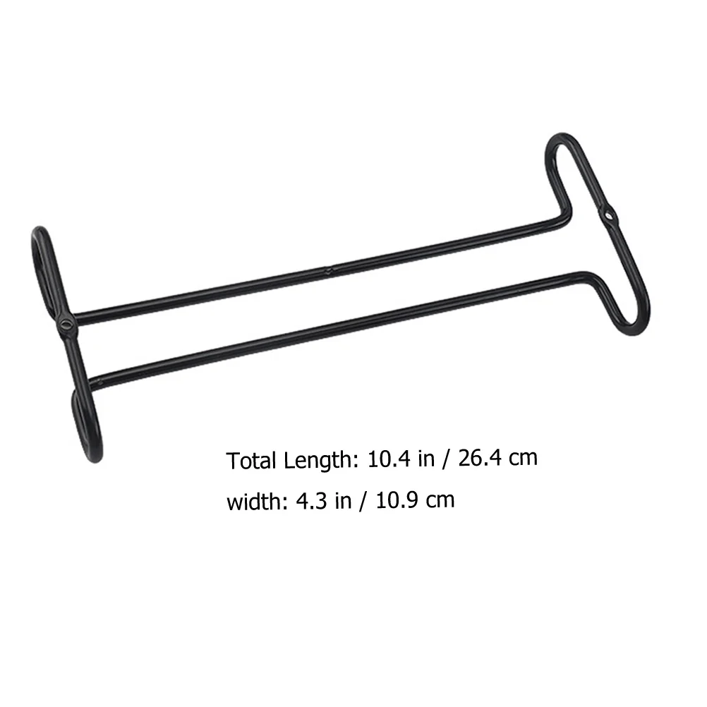

Hanging Glass Rack Metal Stemware Holder Wall Mounted Iron Cup ganizer Storage Solution for Kitchen Durability