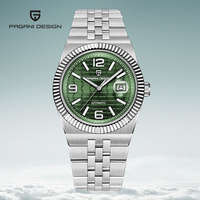 PAGANI DESIGN 2025 New 3D Rhombus Dial Automatic Watch For Men MIYOTA 8215 Movt Mechanical Wrist watches Sapphire crystal Watch