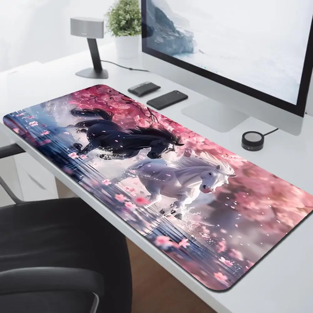 

Anime Elegant Horsea-Themed Large Desk Mat Mouse Pad Non-Slip Washable Gaming Mouse Mat for PC Office and Laptop Gift for Gamers