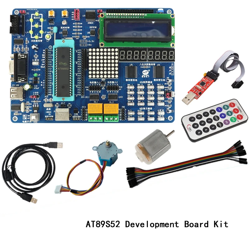 AT89S52 Development Board Zero-based Entry AT89S51 Learning Board 51 Single-chip Development Board Experimental Board Kit