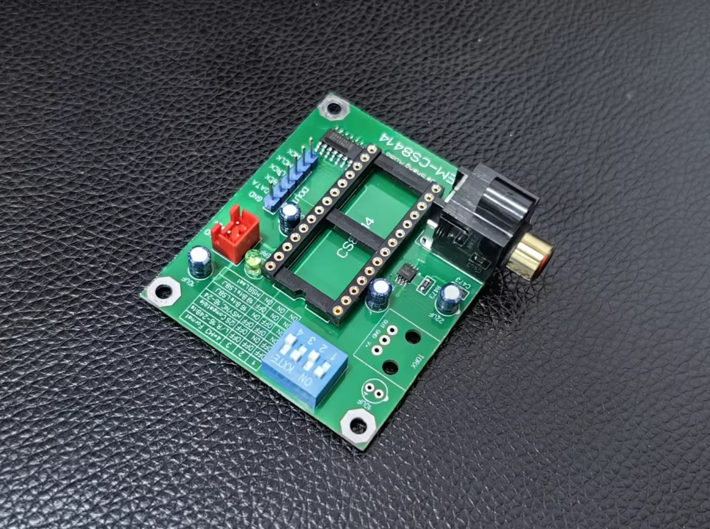 CS8414 Digital Decoder Receiver Board, Coaxial to I2S, 24bit/96kHz Support